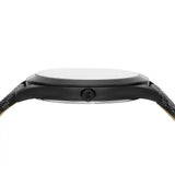 Michael Kors Slim Runway Black Dial Black Leather Strap Watch For Men - MK8908 Authentic Buy Shop Now