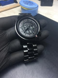 Michael Kors Runway Chronograph Black Dial Black Steel Strap Watch for Men - MK8157 Authentic Buy Shop Now