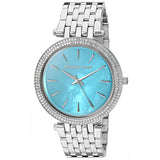 Michael Kors Darci Mother of Pearl Blue Dial Silver Steel Strap Watch for Women - MK3515 Authentic Buy Shop Now