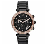 Michael Kors Parker Diamonds Black Dial Black Steel Strap Watch for Women - MK5885 Authentic Buy Shop Now