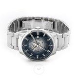 Mido Commander Automatic Gradient Blue Dial Silver Steel Strap Watch For Men - M021.407.11.411.01 Authentic Buy Shop Now