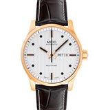 Mido Multifort Automatic Silver Dial Brown Leather Strap Watch For Men - M005.430.36.031.80 Authentic Buy Shop Now