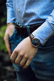 Hugo Boss Classic Jackson Blue Dial Brown Leather Strap Watch for Men - 1513458 Authentic Buy Shop Now