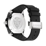 Gucci Dive Analog Quartz Black Dial Black Rubber Strap Watch For Men - YA136204 Authentic Buy Shop Now