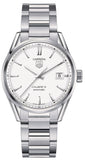 Tag Heuer Carrera Automatic Caliber 5 White Dial Silver Steel Strap Watch for Men - WAR211B.BA0782 Authentic Buy Shop Now