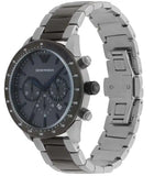 Emporio Armani Chronograph Grey Dial Two Tone Steel Strap Watch For Men - AR11391 Authentic Buy Shop Now