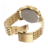 Diesel Mini Daddy Gold Dial Gold Steel Strap Watch For Men - DZ7306 Authentic Buy Shop Now