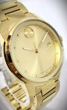 Movado Bold Verso Gold Dial Gold Steel Strap Watch for Men - 3600861 Authentic Buy Shop Now