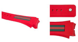 Gucci Sync XXL Quartz Red Dial Red Rubber Strap Unisex Watch - YA137103 Authentic Buy Shop Now