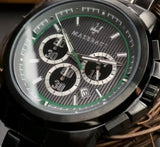 Maserati Royale Chronograph Black Dial Black Steel Strap Watch For Men - R8873637004 Authentic Buy Shop Now