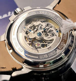 Maserati Ingegno Automatic Black Skeleton Dial Black Leather Strap Watch For Men - R8821119002 Authentic Buy Shop Now