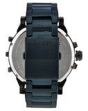 Diesel Daddy 2.0 Chronograph Grey Dial Blue Steel Strap Watch For Men - DZ7414 Authentic Buy Shop Now