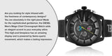 Diesel Mega Chief Chronograph Black Dial Black Mesh Bracelet Watch For Men - DZ4514 Authentic Buy Shop Now
