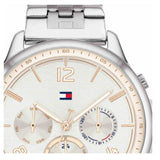 Tommy Hilfiger Harper Chronograph White Dial Silver Steel Strap Watch For Women - 1782222 Authentic Buy Shop Now