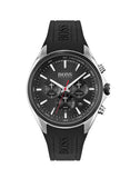 Hugo Boss Distinct Black Dial Black Rubber Strap Watch for Men - 1513855 Authentic Buy Shop Now