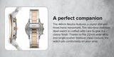 Fossil Neutra Chronograph Brown Dial Two Tone Steel Strap Watch for Men - FS5869 Authentic Buy Shop Now