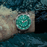 Citizen Promaster Mechanical Green Dial Silver Steel Strap Watch For Men - NJ0129-87X Authentic Buy Shop Now