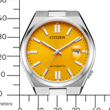 Citizen Tsuyosa Automatic Yellow Dial Silver Steel Strap Watch for Men - NJ0150-81Z Authentic Buy Shop Now