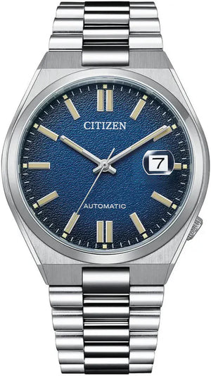Citizen Tsuyosa Automatic Dark Blue Dial Silver Steel Strap Watch For Men - NJ0151-88L Authentic Buy Shop Now