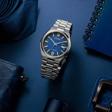 Citizen Tsuyosa Automatic Dark Blue Dial Silver Steel Strap Watch For Men - NJ0151-88L Authentic Buy Shop Now