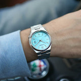 Citizen Tsuyosa Automatic Turquoise Dial Silver Steel Strap Watch For Men - NJ0151-88M Authentic Buy Shop Now