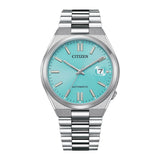 Citizen Tsuyosa Automatic Turquoise Dial Silver Steel Strap Watch For Men - NJ0151-88M Authentic Buy Shop Now