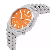 Citizen Tsuyosa Automatic Orange Dial Silver Steel Strap Watch For Men - NJ0151-88Z Authentic Buy Shop Now
