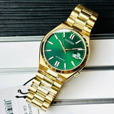 Citizen Tsuyosa Automatic Green Dial Gold Steel Strap Watch For Men - NJ0152-51X Authentic Buy Shop Now