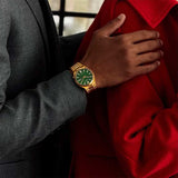 Citizen Tsuyosa Automatic Green Dial Gold Steel Strap Watch For Men - NJ0152-51X Authentic Buy Shop Now