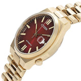 Citizen Tsuyosa Automatic Red Dial Gold Steel Strap Watch For Men - NJ0153-82X Authentic Buy Shop Now