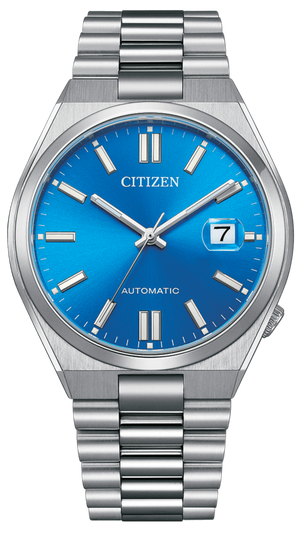 Citizen x Pantone Automatic Blue Dial Silver Steel Strap Watch For Men - NJ0158-89L Authentic Buy Shop Now