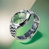 Citizen x Pantone Automatic Peaceful Green Dial Silver Steel Strap Watch For Men - NJ0158-89Z Authentic Buy Shop Now