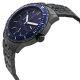 Michael Kors Chronograph Cunningham Multifunction Blue Dial Grey Steel Strap Watch For Men - MK7155 Authentic Buy Shop Now