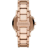 Burberry The City Grey Dial Rose Gold Steel Strap Unisex Watch - BU9754 Authentic Buy Shop Now