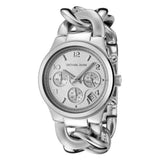 Michael Kors Runway Twist Silver Dial Silver Stainless Steel Strap Watch for Women - MK3149 Authentic Buy Shop Now