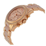 Michael Kors Blair Chronograph Rose Gold Dial Two Tone Steel Strap Watch for Women - MK5943 Authentic Buy Shop Now