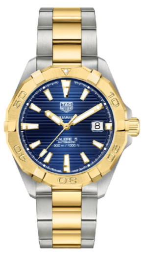 Tag Heuer Aquaracer Calibre 5 Blue Dial Two Tone Steel Strap Watch for Women - WBD2120.BB0930 Authentic Buy Shop Now