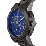 Burberry The City Navy Blue Dial Black Steel Strap Watch for Men - BU9365 Authentic Buy Shop Now