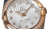 Omega Constellation Diamonds Mother of Pearl Dial Two Tone Steel Strap Watch for Women - 123.25.27.60.55.006 Authentic Buy Shop Now