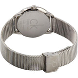 Calvin Klein Minimal White Dial Silver Mesh Bracelet Watch for Women - K3M2212Y Authentic Buy Shop Now
