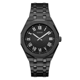 Guess Asset Quartz Black Dial Black Steel Strap Watch For Men - GW0575G3 Authentic Buy Shop Now