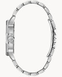 Bulova Crystal Collection Pave Silver Dial with Crystals Silver Steel Strap Watch for Men - 96C134 Authentic Buy Shop Now
