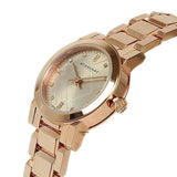 Burberry Heritage Rose Gold Dial Rose Gold Steel Strap Watch for Women - BU9215 Authentic Buy Shop Now