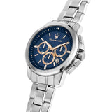 Maserati Successo Chronograph 44mm Stainless Steel Watch For Men - R8873621008 Authentic Buy Shop Now