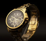 Maserati Successo 44mm Black Dial Gold Stainless Steel Strap Watch For Men - R8873621013 Authentic Buy Shop Now