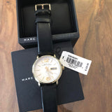 Marc Jacobs Fergus White Dial Black Leather Strap Watch for Men - MBM5081 Authentic Buy Shop Now