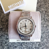 Michael Kors Bryn Quartz Silver Dial Silver Steel Strap Watch For Women - MK6133 Authentic Buy Shop Now