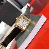 Marc Jacobs Vic Silver Dial Black Leather Strap Watch for Women - MJ1437 Authentic Buy Shop Now
