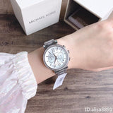 Michael Kors Sofie Chronograph Quartz White Dial Two Tone Steel Strap Watch For Women - MK6558 Authentic Buy Shop Now