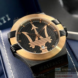 Maserati Potenza Quartz Black Dial Black Leather Strap Watch For Men - R8851108032 Authentic Buy Shop Now